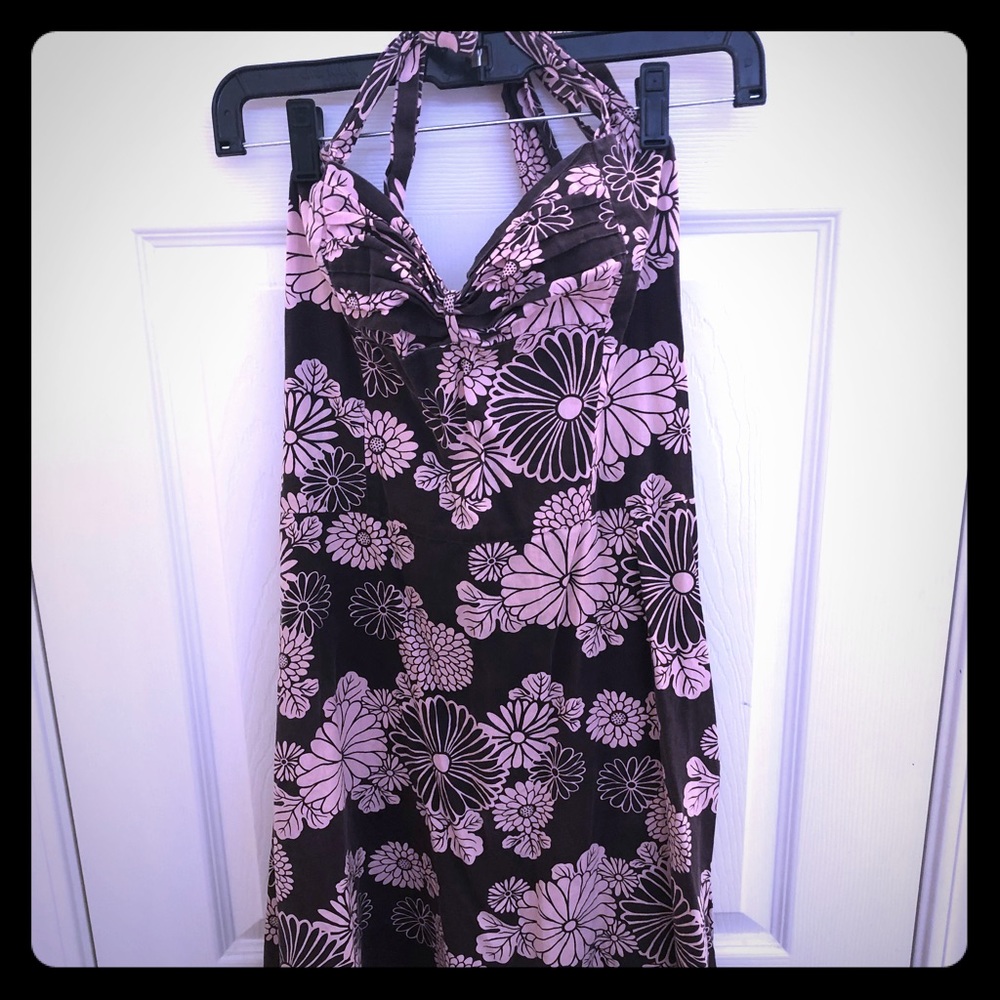 Halter 60’s Floral Summer Dress